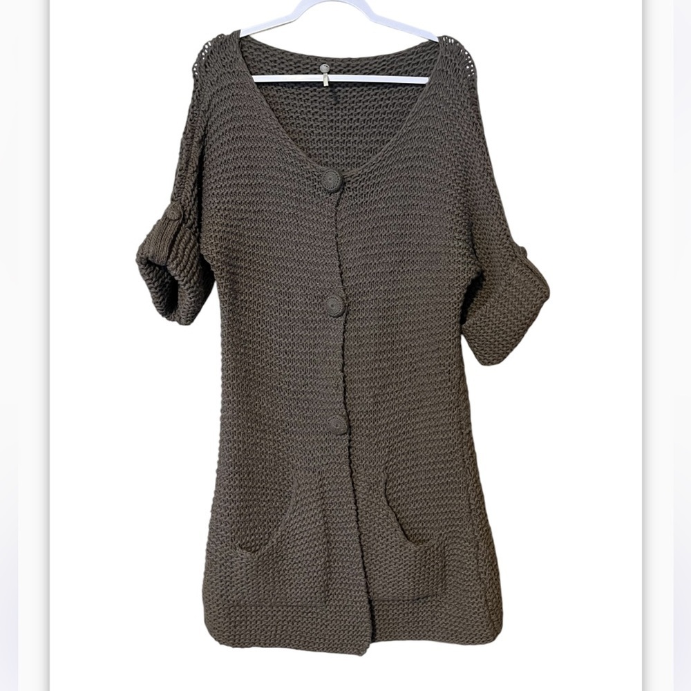 Margaret O’Leary Merino Wool Knit Cardigan